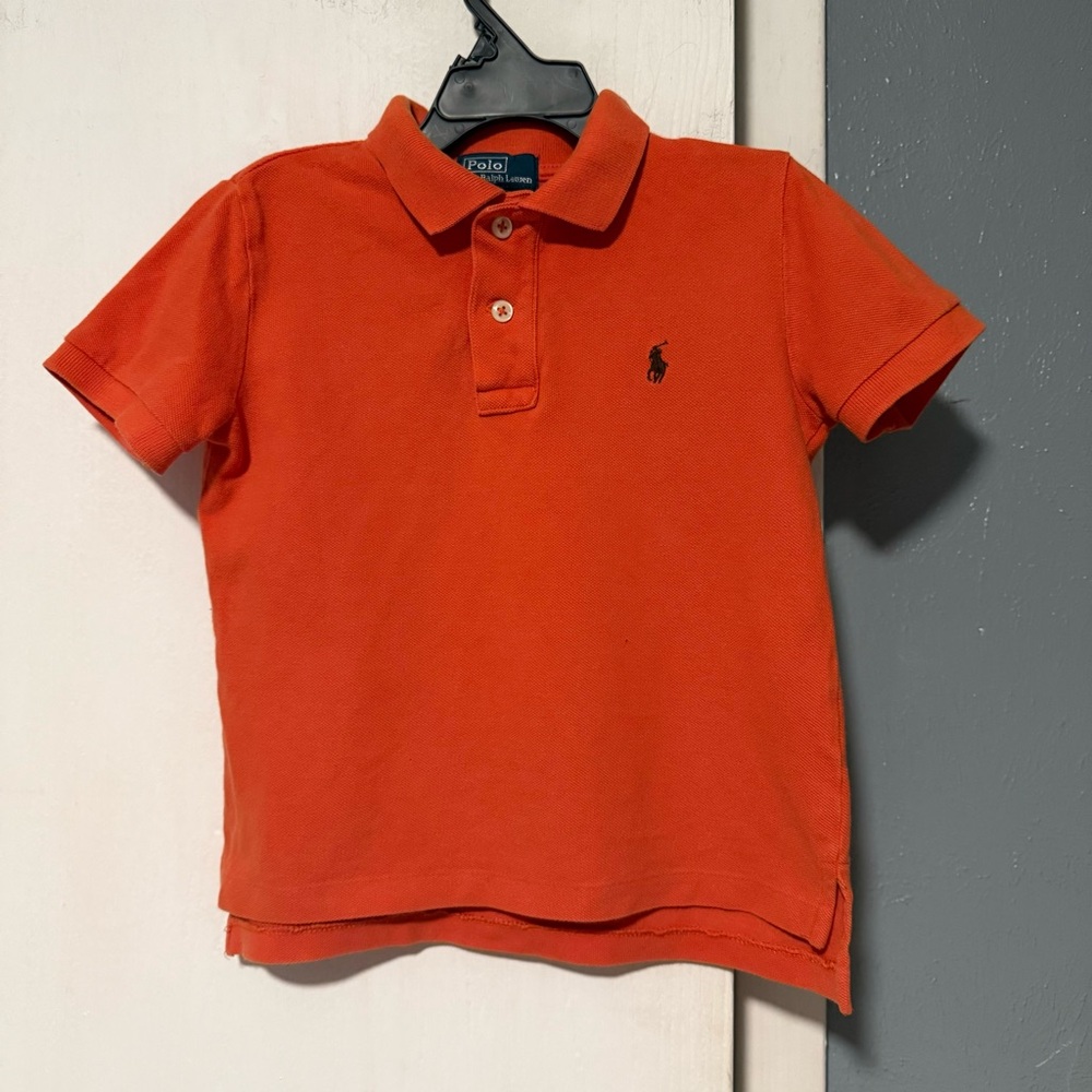 Kids Ralph Lauren Orange Polo Shirt